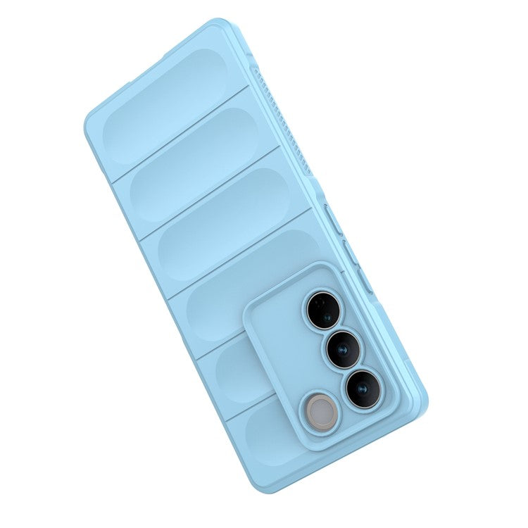 Soft TPU Phone Case for vivo S16 Pro, Anti-drop Rugged Back Phone Cover - Baby Blue