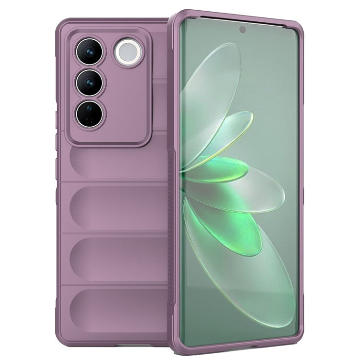 Soft TPU Phone Case for vivo S16 Pro, Anti-drop Rugged Back Phone Cover - Light Purple