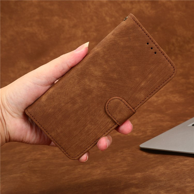 Phone Cover For vivo S16 / S16 Pro / V27 / V27 Pro RFID Blocking Flip Leather Wallet Case with Stand Anti-fall Phone Shell - Brown