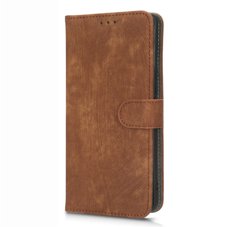 Phone Cover For vivo S16 / S16 Pro / V27 / V27 Pro RFID Blocking Flip Leather Wallet Case with Stand Anti-fall Phone Shell - Brown