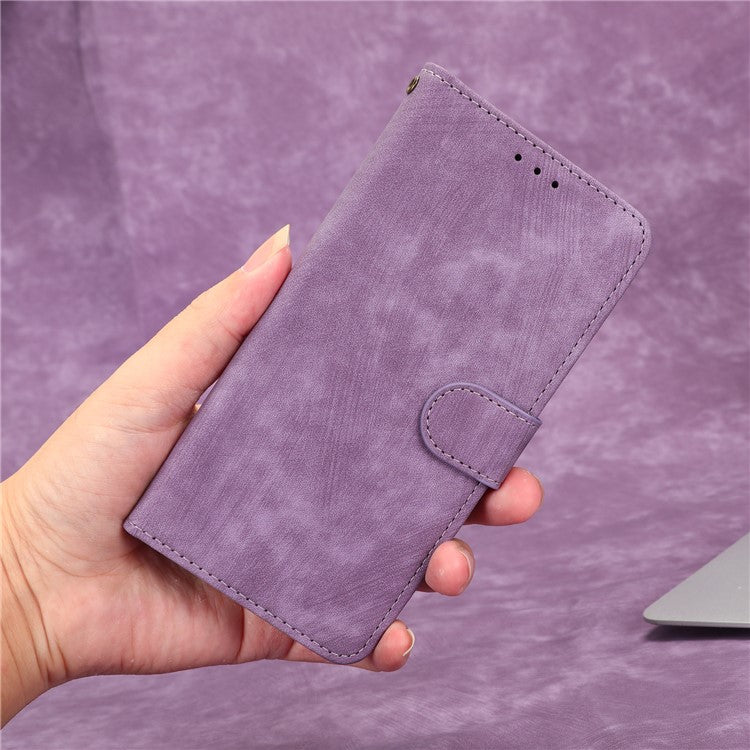 Phone Cover For vivo S16 / S16 Pro / V27 / V27 Pro RFID Blocking Flip Leather Wallet Case with Stand Anti-fall Phone Shell - Purple