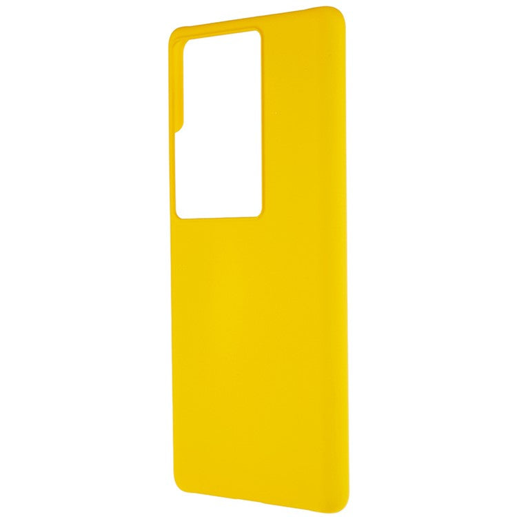 For vivo iQOO 11 Pro 5G Rubberized PC Protective Case Glossy Surface Glossy Back Phone Cover - Yellow