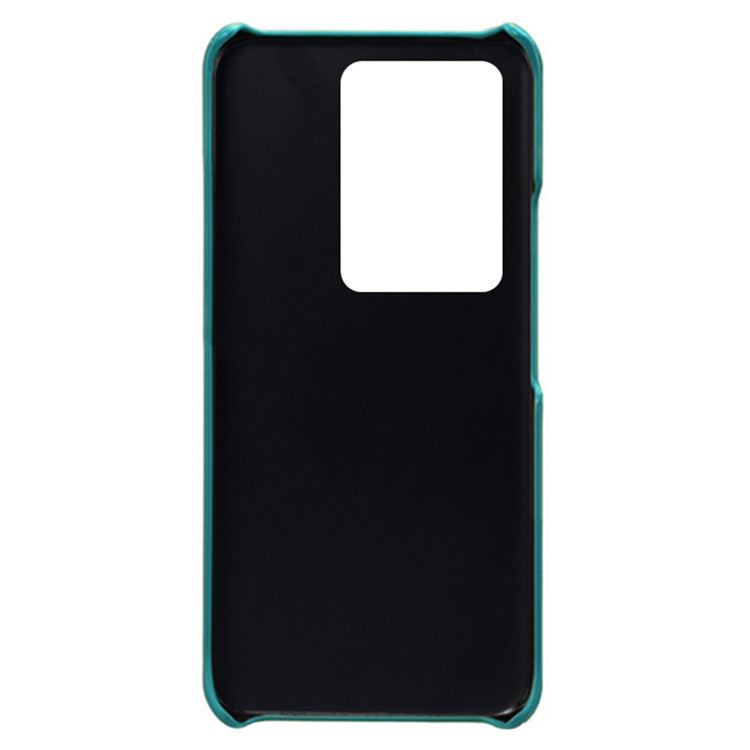 For vivo S16 / S16 Pro Anti-drop Phone Case Double Card Slots Leather Coated PC Cover - Green