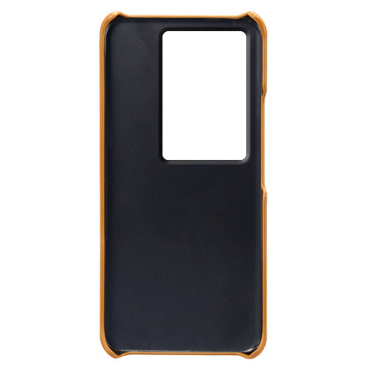 For vivo iQOO 11 Pro 5G Phone Cover Dual Card Slots PU Leather Coated PC Back Cover - Orange