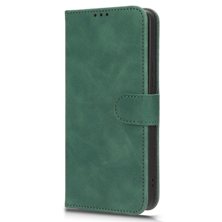 For vivo S16e 5G PU Leather Phone Stand Case Drop-proof Cell Phone Wallet Cover - Green