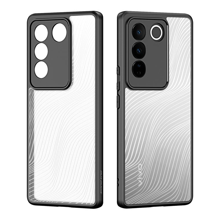 DUX DUCIS Aimo Series for vivo S16 / S16 Pro / V27 5G / V27 Pro 5G Matte Phone Case TPU+PC Cover (REACH Certification) - Black