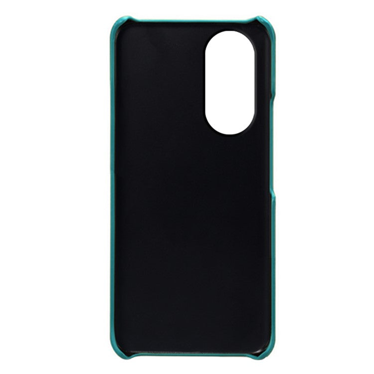 For vivo Y100 5G Drop Protection Phone Case Dual Card Slots PU Leather Coated PC Cover - Green