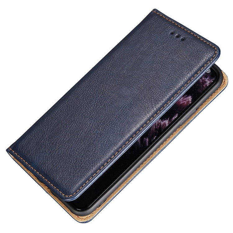 For vivo S16e 5G PU Leather Wallet Stand Case Magnetic Closing Anti-drop Phone Cover - Black