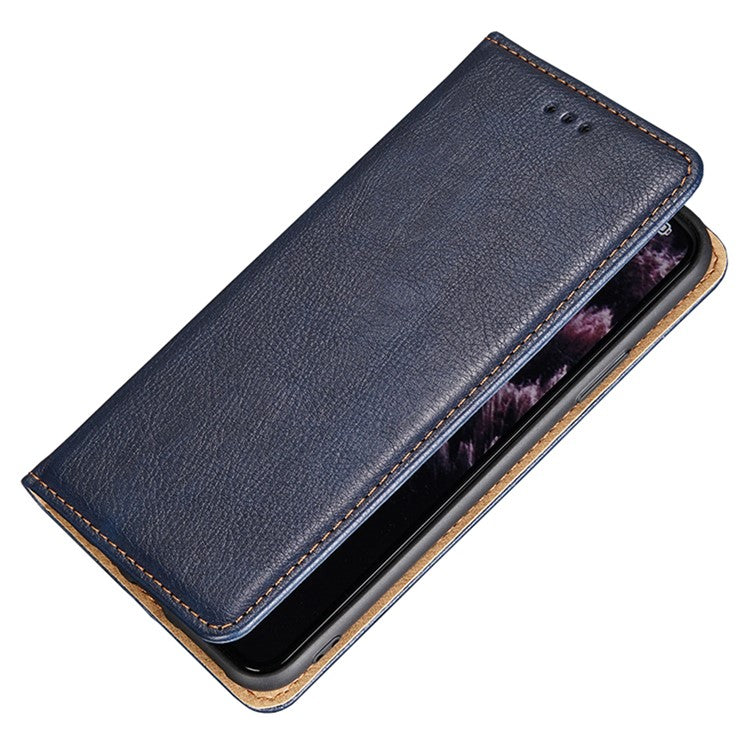 PU Leather Phone Case Wallet for vivo iQOO Z7 5G , Stand Design Magnetic Closing Anti-drop Phone Cover - Rose Gold