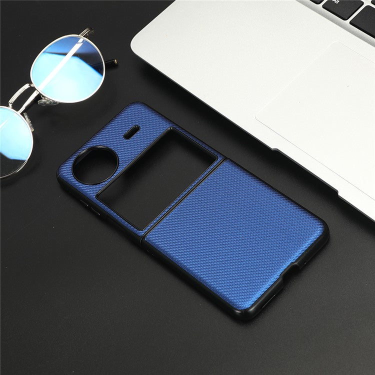 Cell Phone Case for vivo X Flip Shockproof Slim Case PU Leather + PC Phone Cover - Blue