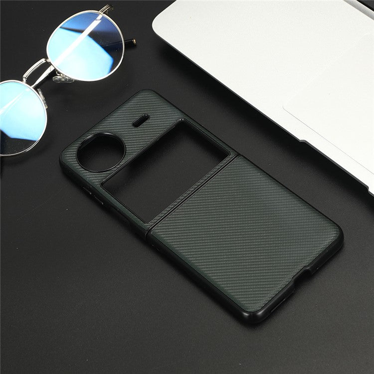 Cell Phone Case for vivo X Flip Shockproof Slim Case PU Leather + PC Phone Cover - Dark Grey