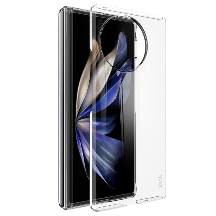 IMAK Air II Pro Clear Phone Case for vivo X Fold2 , Two-Piece Design Hard PC Shell (Upper Cover+Lower Cover)