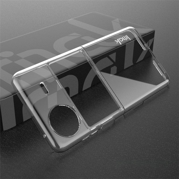 IMAK Air II Pro for vivo X Flip Two-Piece Design PC Crystal Phone Case (Upper Cover+Lower Cover)