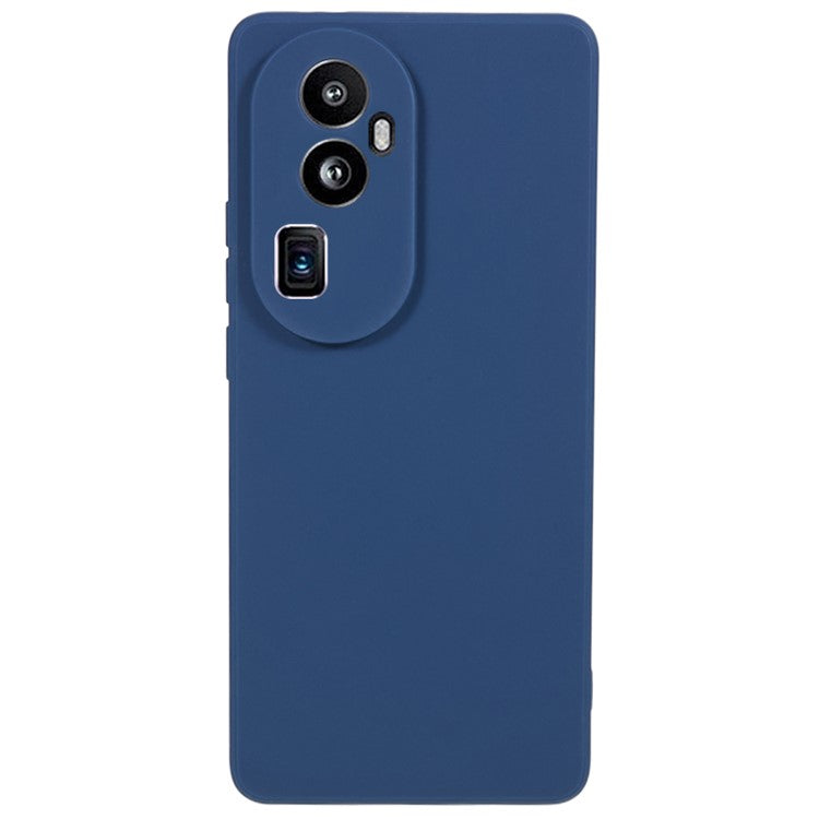 Soft TPU Phone Case for Oppo Reno10 Pro+ 5G , Precise Cutout Straight Edge Phone Cover - Sapphire