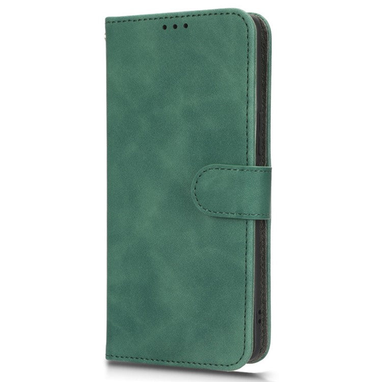 For vivo S16 / S16 Pro / V27 5G / V27 Pro 5G PU Leather Cover Wallet Flip Stand Skin-touch Cell Phone Case - Green