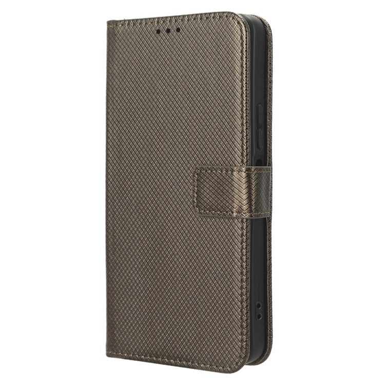 For vivo Y36 4G (Global) / Y36 5G (Global) / Y78 5G (China) / Y78m 5G / Y27 5G / Y27s 4G / Y77t 5G / Y78 5G Stand Wallet Leather Case - Brown