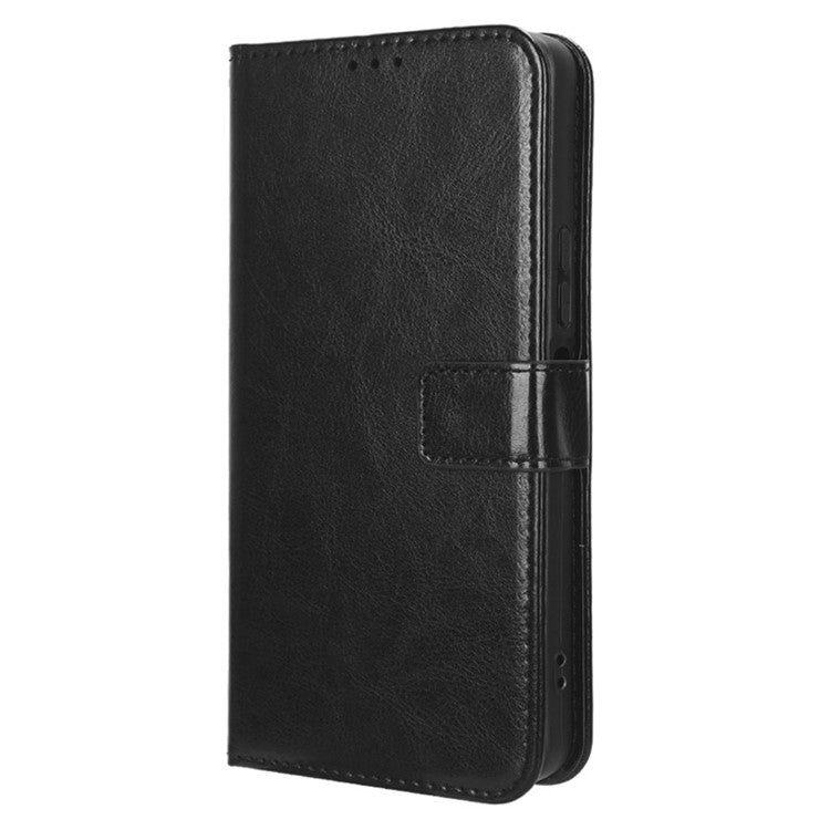 For vivo Y36 4G (Global) / Y36 5G (Global) / Y78 5G (China) / Y78m 5G / Y27 5G / Y27s 4G / Y77t 5G / Y78 5G Leather Case Wallet Phone Cover - Black