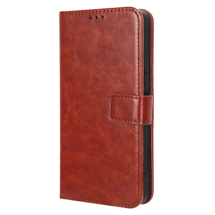 For vivo Y36 4G (Global) / Y36 5G (Global) / Y78 5G (China) / Y78m 5G / Y27 5G / Y27s 4G / Y77t 5G / Y78 5G  Leather Case Wallet Phone Cover - Brown