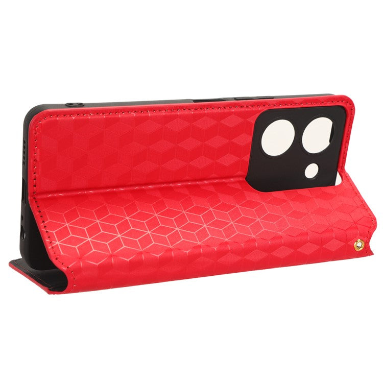 For vivo Y36 4G (Global) / Y36 5G (Global) / Y78 5G (China) / Y78m 5G / Y27 5G / Y27s 4G / Y77t 5G / Y78 5G  PU Leather Case Phone Wallet - Red