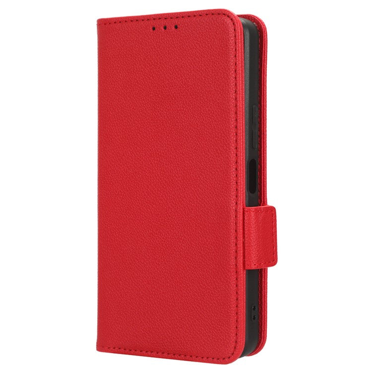 For vivo Y36 4G (Global) / Y36 5G (Global) / Y78 5G (China) / Y78m 5G / Y27 5G / Y27s 4G / Y77t 5G / Y78 5G Leather Phone Wallet Case  - Red