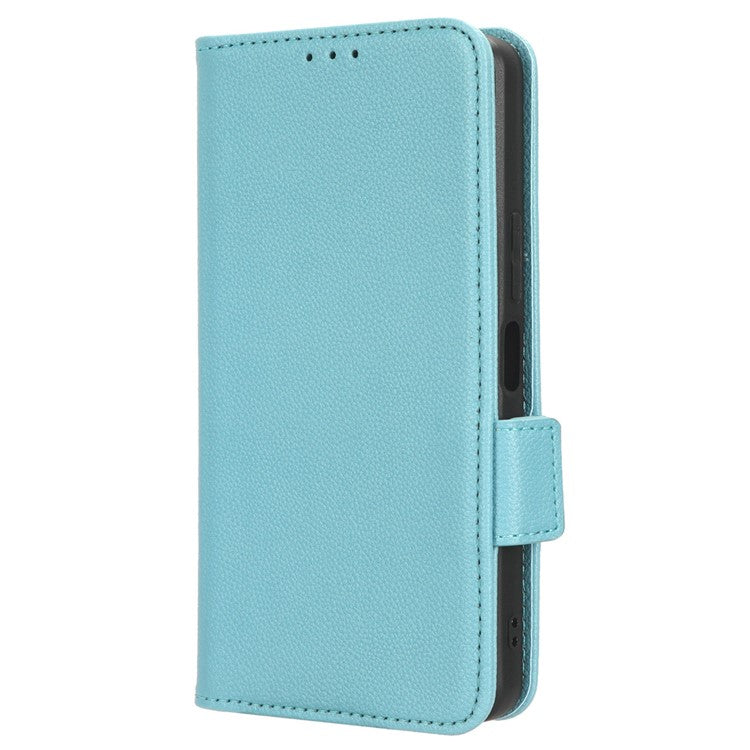 For vivo Y36 4G (Global) / Y36 5G (Global) / Y78 5G (China) / Y78m 5G / Y27 5G / Y27s 4G / Y77t 5G / Y78 5G Leather Phone Wallet Case  - Baby Blue