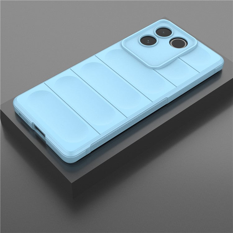 For vivo S17e 5G Flexible TPU Phone Case Drop Protection Phone Shell Protective Cover - Baby Blue