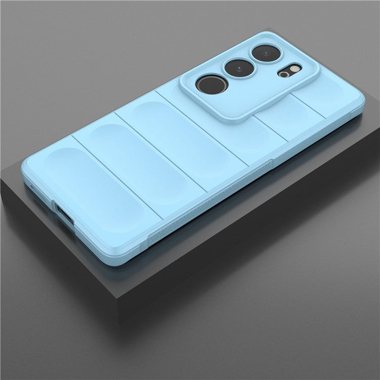 For vivo S17 5G / S17 Pro 5G Soft TPU Drop-proof Phone Case Anti-Scratch Back Cover - Baby Blue