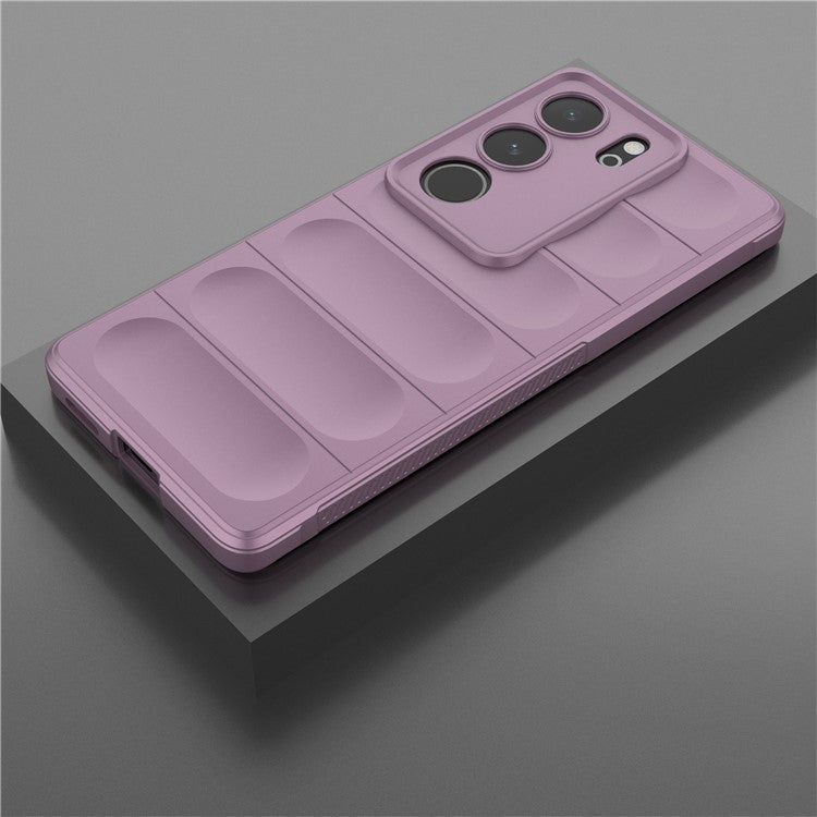 For vivo S17 5G / S17 Pro 5G Soft TPU Drop-proof Phone Case Anti-Scratch Back Cover - Light Purple