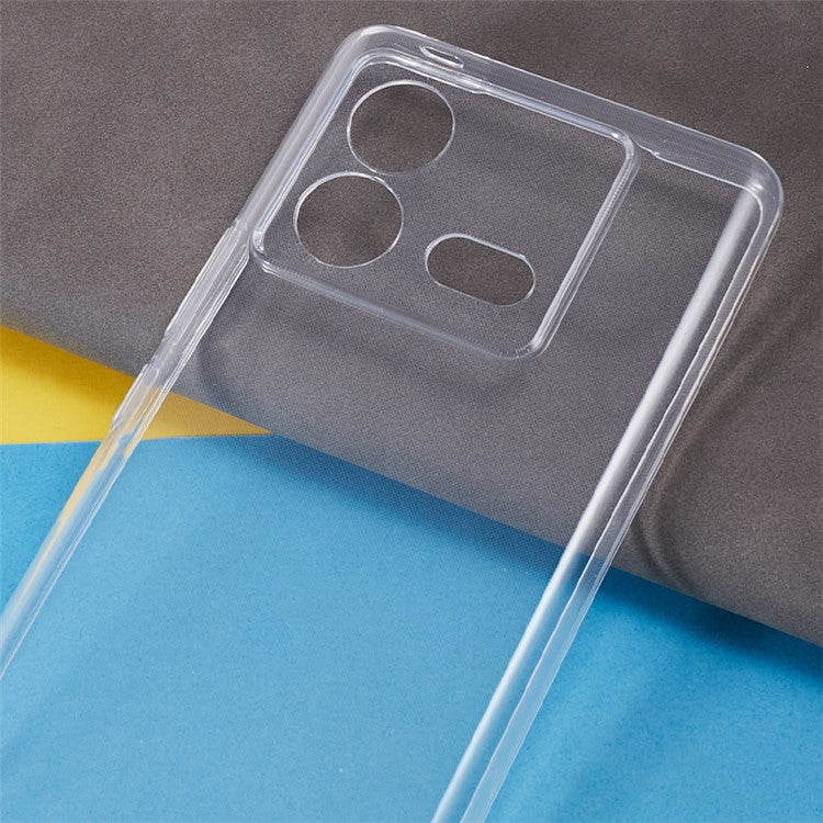 Clear TPU Cover for vivo iQOO Neo8 5G , Slim Fit Protective Precise Cutouts Phone Case