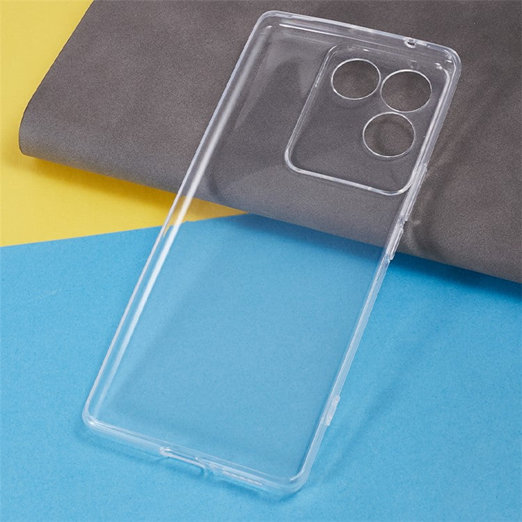 For vivo S17e 5G Ultra-Thin Phone Case Precise Cutouts Transparent Flexible TPU Phone Cover