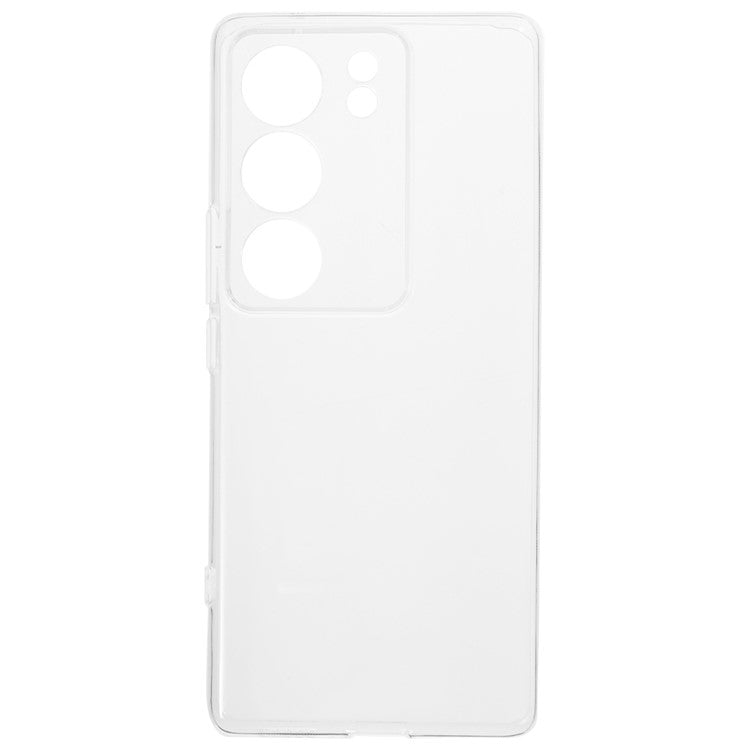 For vivo S17 Pro 5G Soft TPU Ultra-Thin Phone Back Cover Precise Camera Cutouts Clear Case