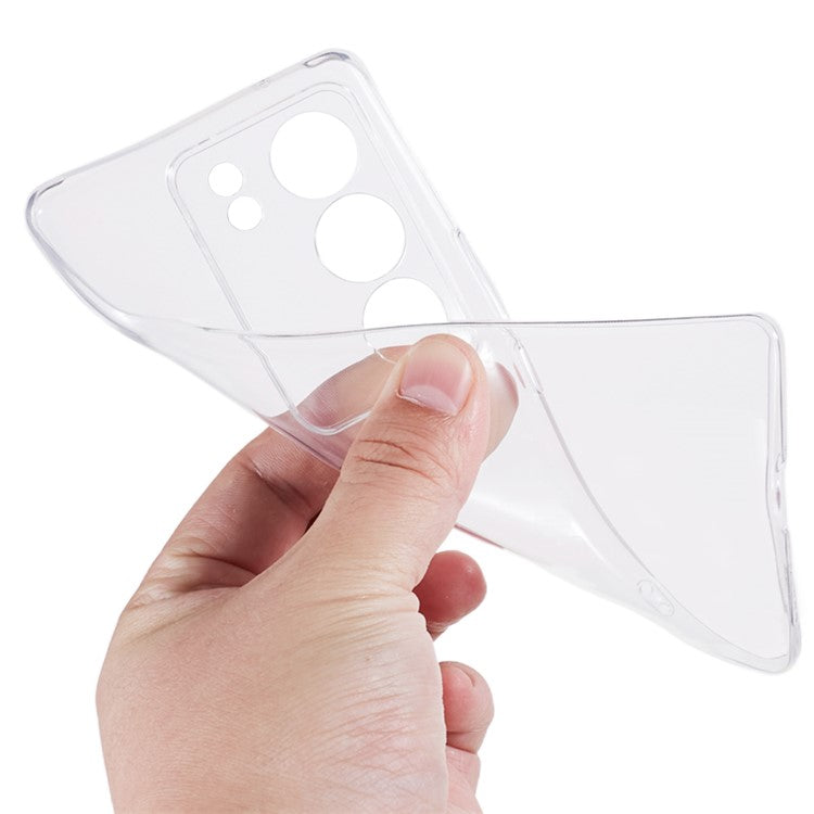 For vivo S17 Pro 5G Soft TPU Ultra-Thin Phone Back Cover Precise Camera Cutouts Clear Case