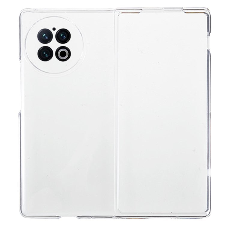 Transparent Phone Case for vivo X Fold2 , Scratch-resistant Folding Phone Hard PC Cover