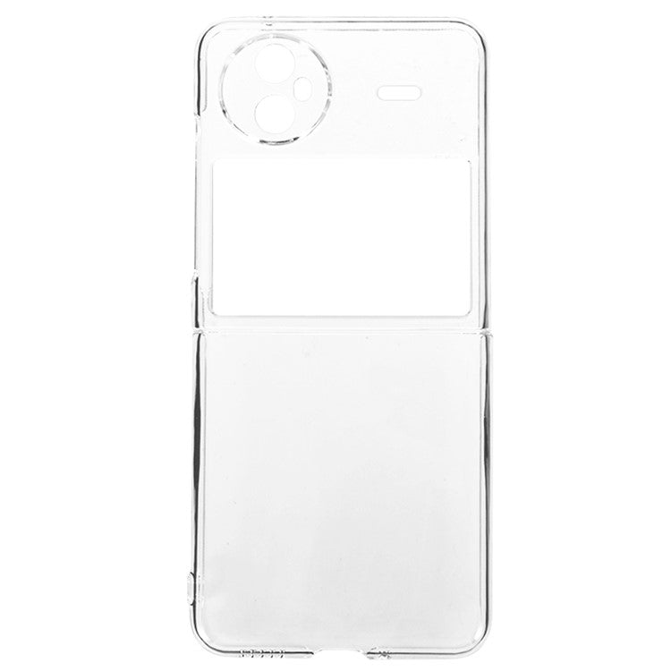 Transparent Phone Case for vivo X Flip , Anti-scratch Hard PC Smartphone Cover