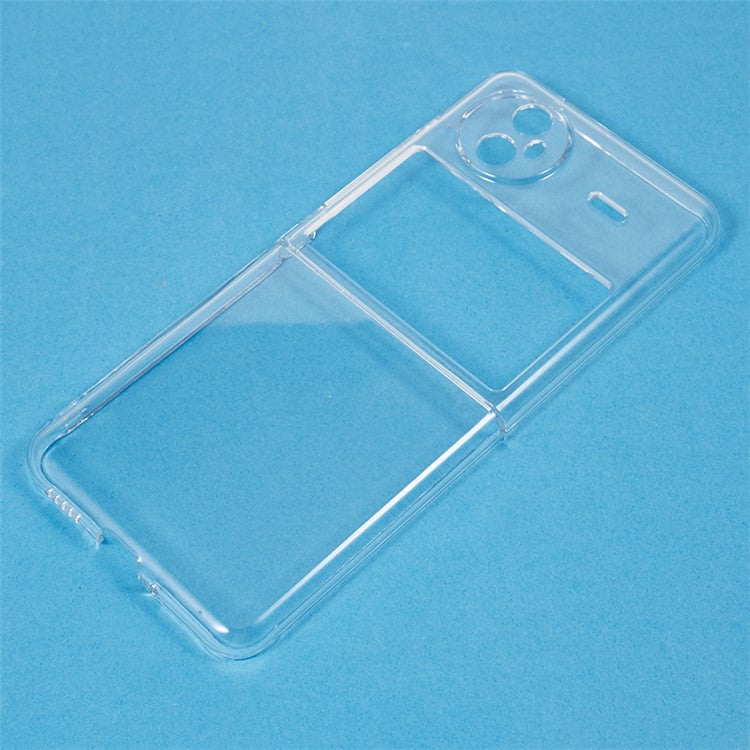 Transparent Phone Case for vivo X Flip , Anti-scratch Hard PC Smartphone Cover