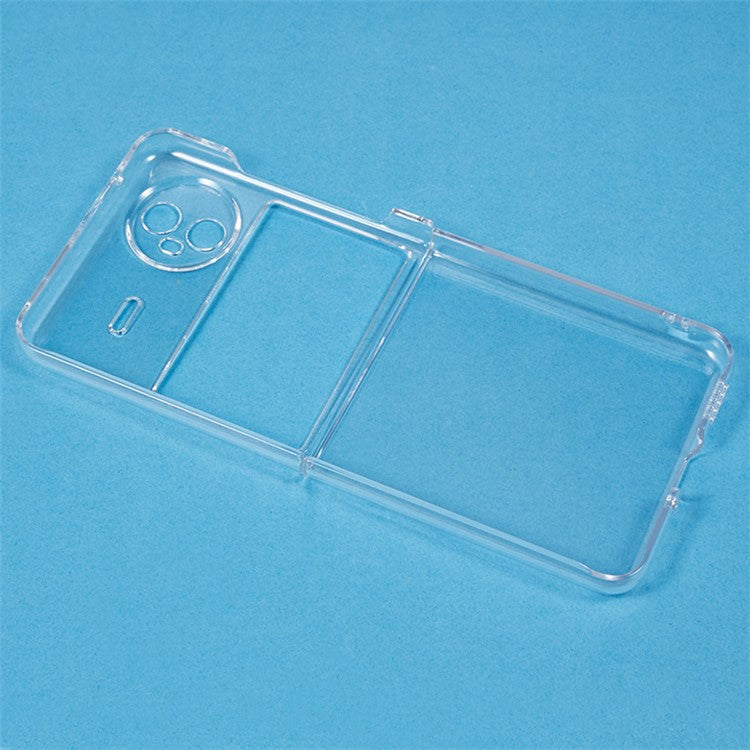 Transparent Phone Case for vivo X Flip , Anti-scratch Hard PC Smartphone Cover