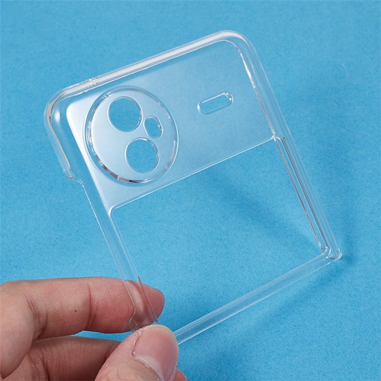 Transparent Phone Case for vivo X Flip , Anti-scratch Hard PC Smartphone Cover