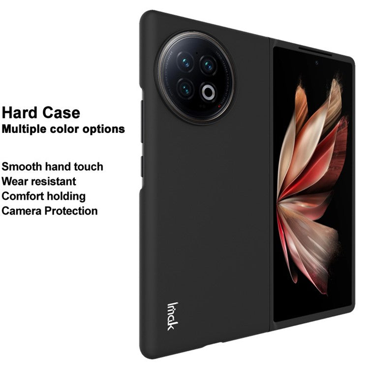 IMAK JS-2 Series For vivo X Fold2 Shockproof Case Anti-Drop Protective Hard PC Phone Cover - Black