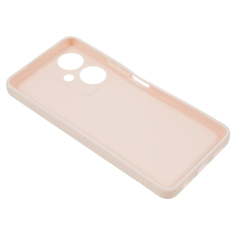 Straight Edge TPU Case for vivo Y35+ 5G / Y35m+ 5G , Precise Cutout Anti-scratch Phone Cover - Pink