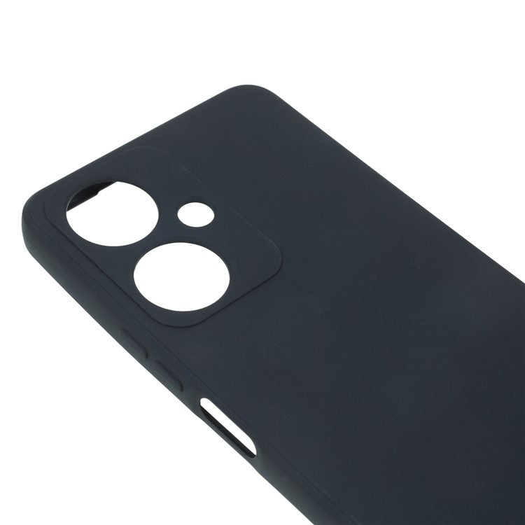 Straight Edge TPU Case for vivo Y35+ 5G / Y35m+ 5G , Precise Cutout Anti-scratch Phone Cover - Black