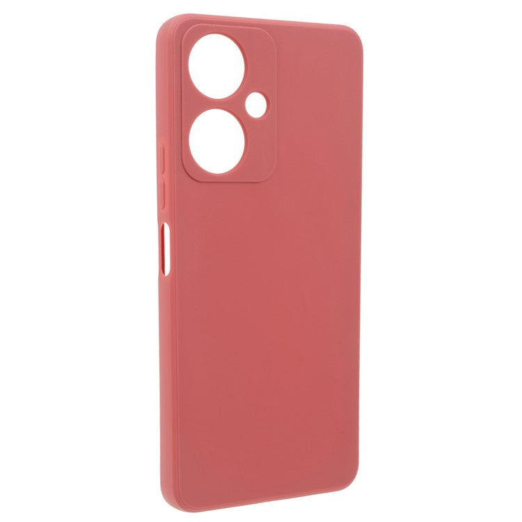 Straight Edge TPU Case for vivo Y35+ 5G / Y35m+ 5G , Precise Cutout Anti-scratch Phone Cover - Red