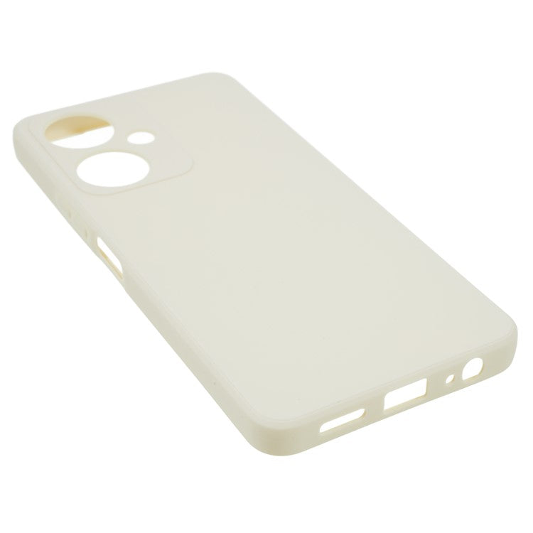 Straight Edge TPU Case for vivo Y35+ 5G / Y35m+ 5G , Precise Cutout Anti-scratch Phone Cover - White