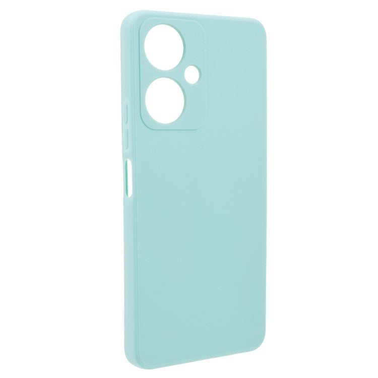 Straight Edge TPU Case for vivo Y35+ 5G / Y35m+ 5G , Precise Cutout Anti-scratch Phone Cover - Baby Blue