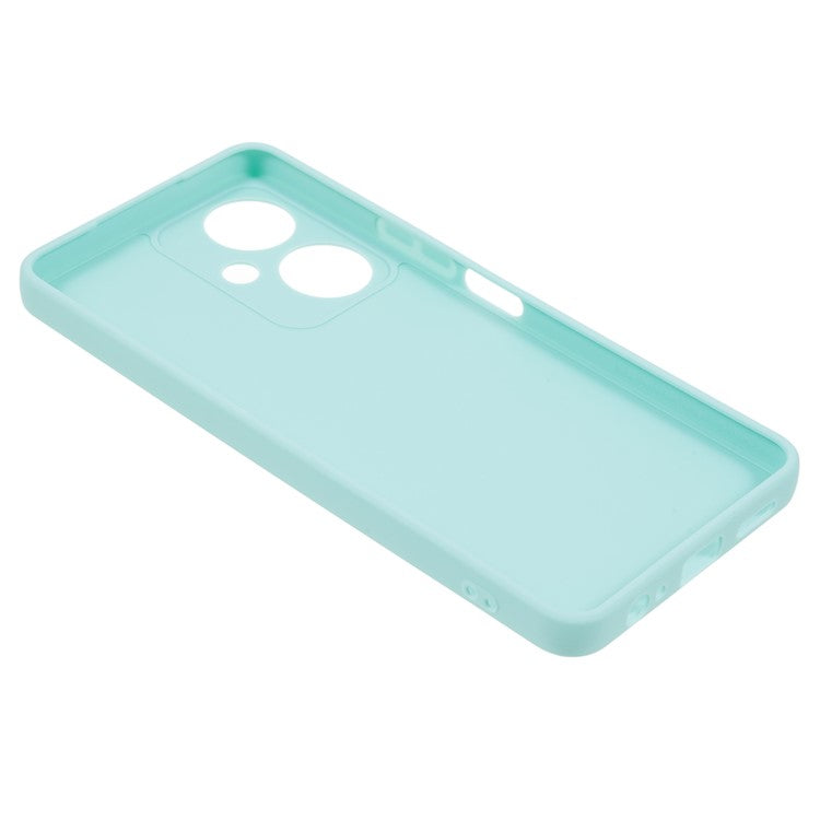 Straight Edge TPU Case for vivo Y35+ 5G / Y35m+ 5G , Precise Cutout Anti-scratch Phone Cover - Baby Blue