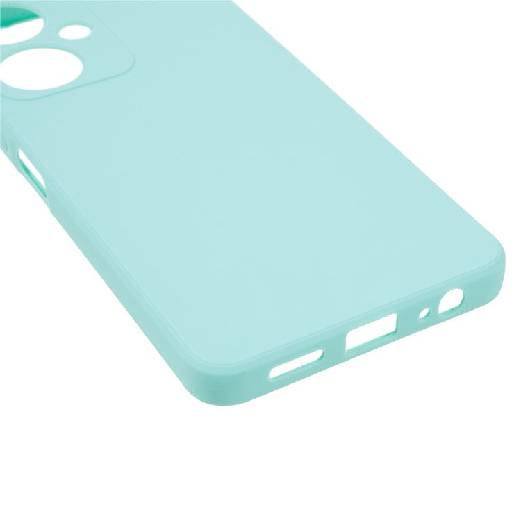 Straight Edge TPU Case for vivo Y35+ 5G / Y35m+ 5G , Precise Cutout Anti-scratch Phone Cover - Baby Blue