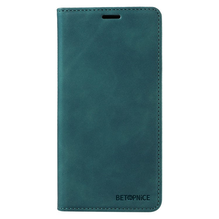 BETOPNICE 003 For vivo Y02s 4G / Y16 4G / Y35 5G / Y56 5G Phone Cover RFID Blocking Wallet Leather Stand Wallet Case - Green