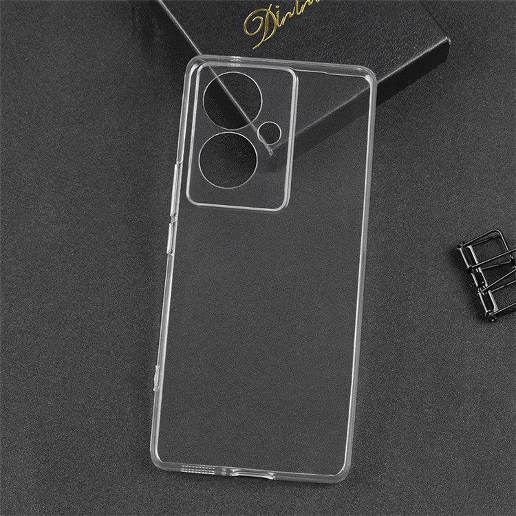 For vivo Y78+ 5G / V29 Lite 5G HD Clear TPU Phone Case Super Thin Precise Cutouts Cell Phone Cover