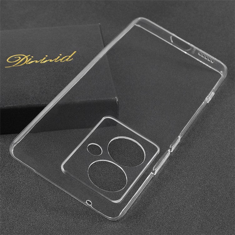 For vivo Y78+ 5G / V29 Lite 5G HD Clear TPU Phone Case Super Thin Precise Cutouts Cell Phone Cover