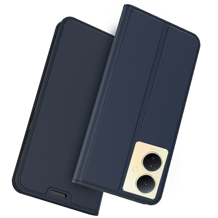 For vivo V29 Lite 5G Card Slot PU Leather Flip Phone Cover Stand Shell Full Protection Phone Case - Blue