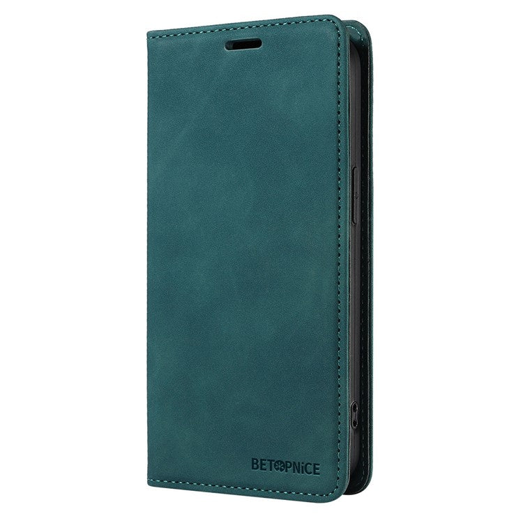 BETOPNICE 003 For vivo Y35m+ 5G / Y35+ 5G PU Leather Flip Cover RFID Blocking Wallet Stand Phone Case - Green